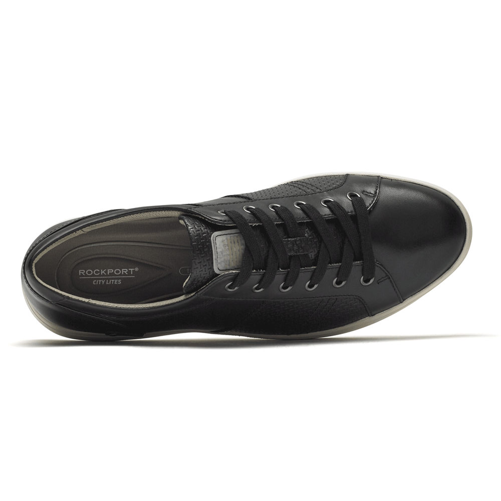 Tenis Rockport Homem Pretas - Colle Tie - 07645KFVU